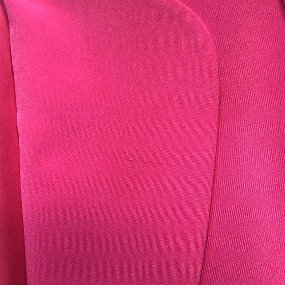 Jean Louis Scherrer bright pink blazer jacket with shoulder detailing Sz 4 - Picture 11 of 13